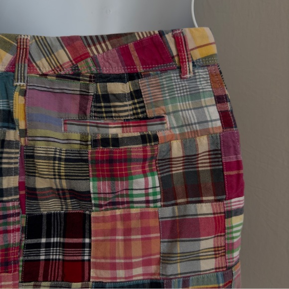 OLD NAVY Vintage Y2K Pink Madres Patchwork Plaid Mini Skirt 
Size 2 - Picture 3 of 4